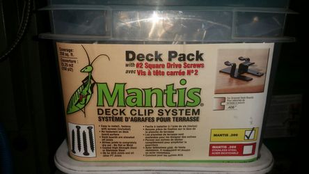 Mantis deck clip system 250sq.ft.