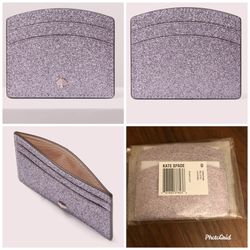 Kate spade glitter card holder