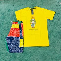 Men’s polo Shirt And Short Set 