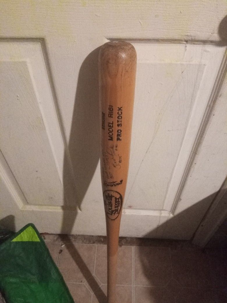 Autographed Louisville Slugger Baseball Bat