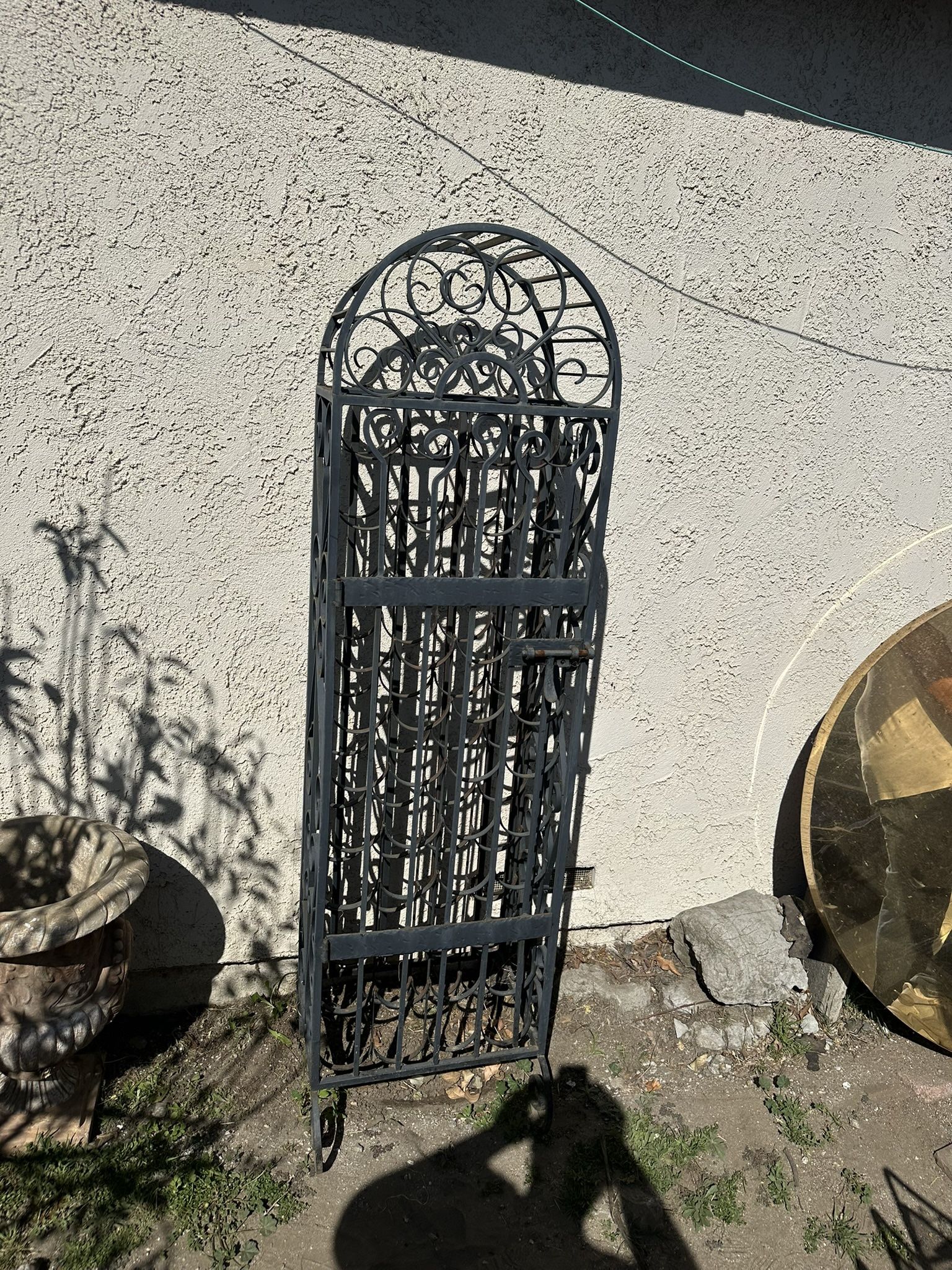 Wine Rack, Rustic Heavy Duty iron Bar