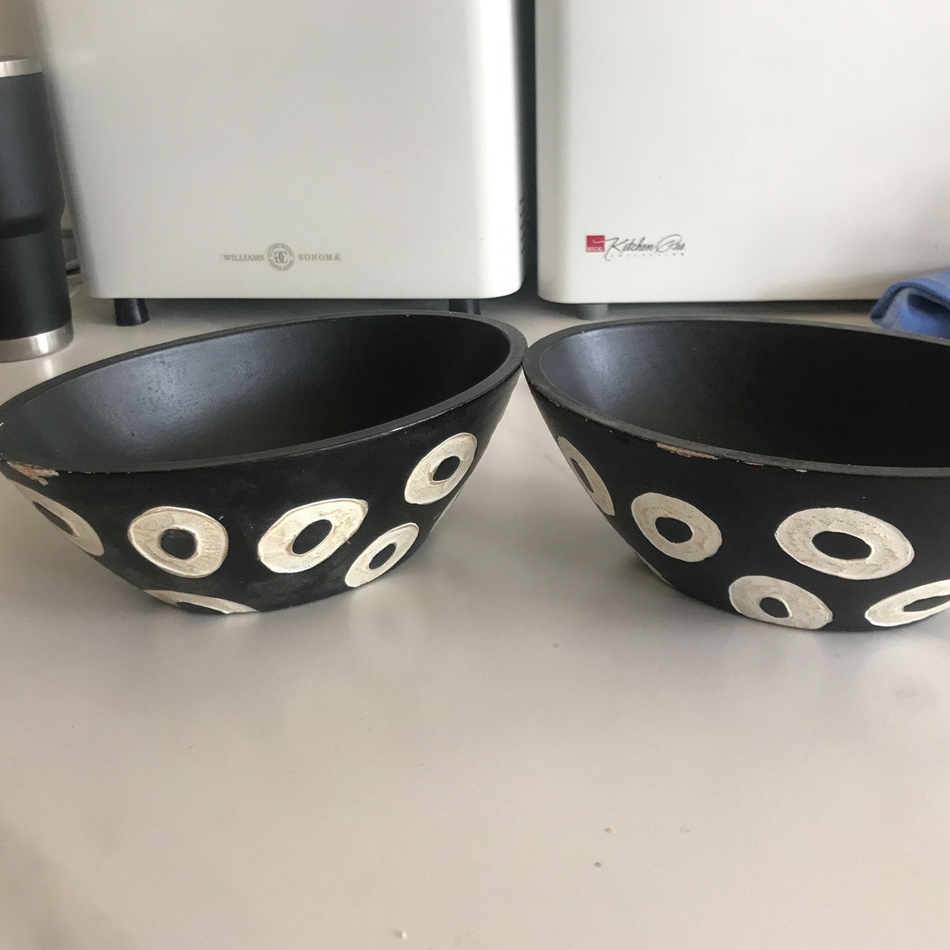 Painted Wooden Bowls
