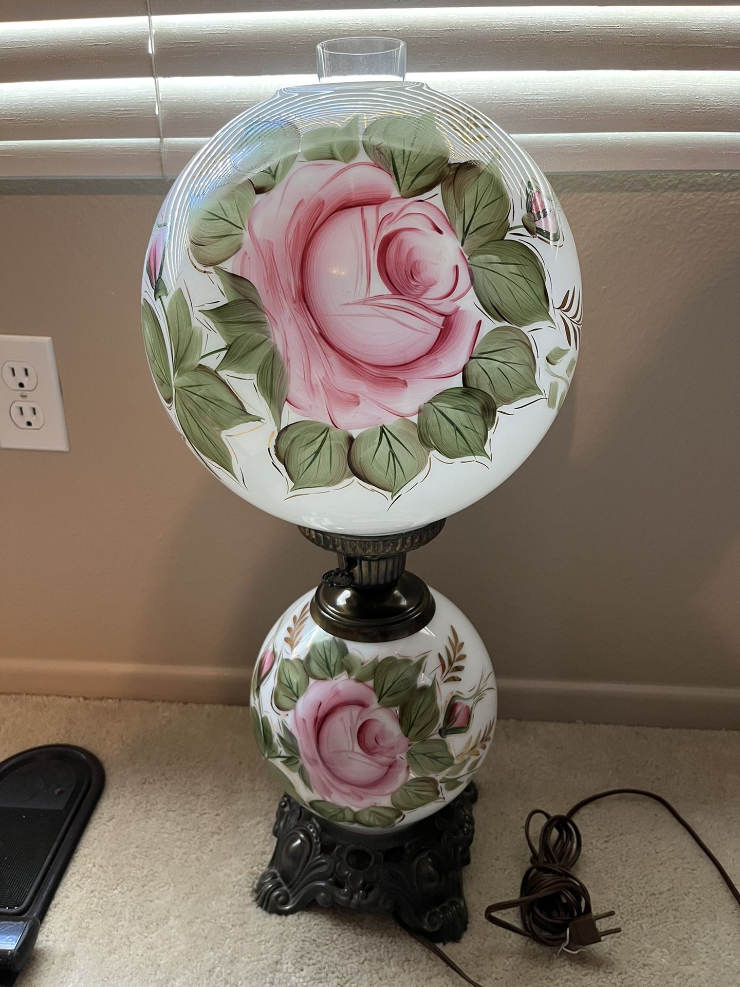 Vintage Hedco Double globe, electric lamp