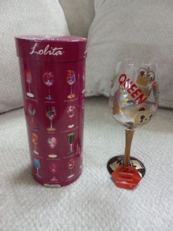 Lolita wine glass brand new never used