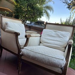 European Style Vintage Sofa Chairs 