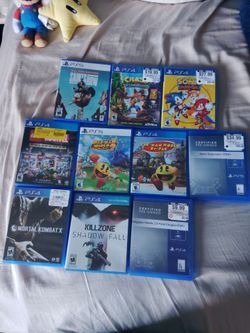 PS4 & PS5 Games $10 each