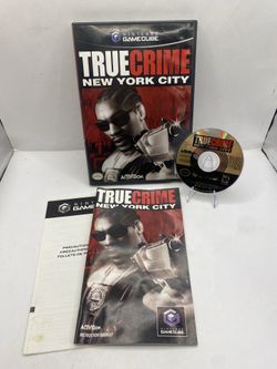 True Crime New York City (Nintendo GameCube, 2005) CIB Complete W/Manual
