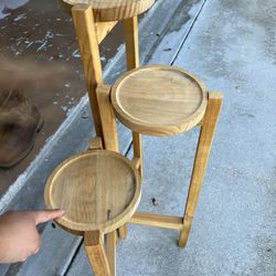Boho Styled Three Tiered Plant Stand