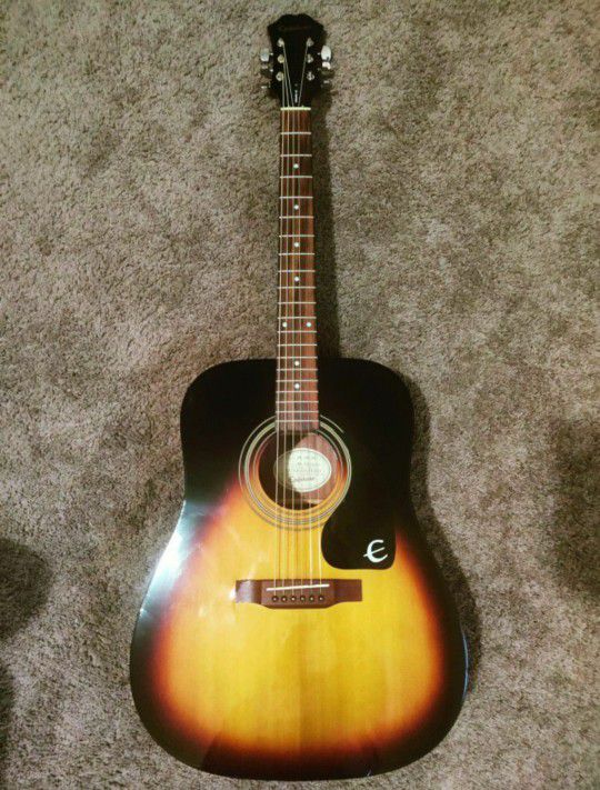 Classic Gibson Epiphone sunburst Acoustic Guitar!