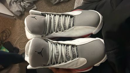 Grey toe Jordan 13