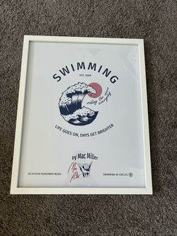 Mac Miller - Glass Frame Print