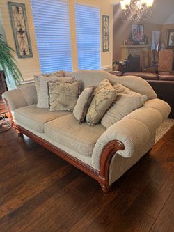 Sofa and Oversized Matching Chair