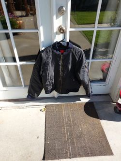 Black Jacket For Boys Size M12 )14 Very Good Condition Clean $8.00