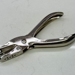 New Silver Hole Punch