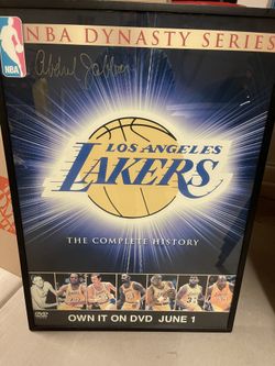 Signed Laker Picture By Kareem