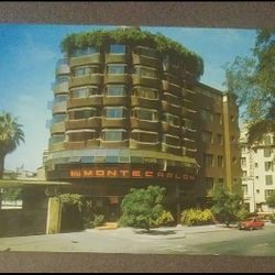 Hotel Turismo Montecarlo Building RPPC Photo Postcard Post Card Vintage Collectible