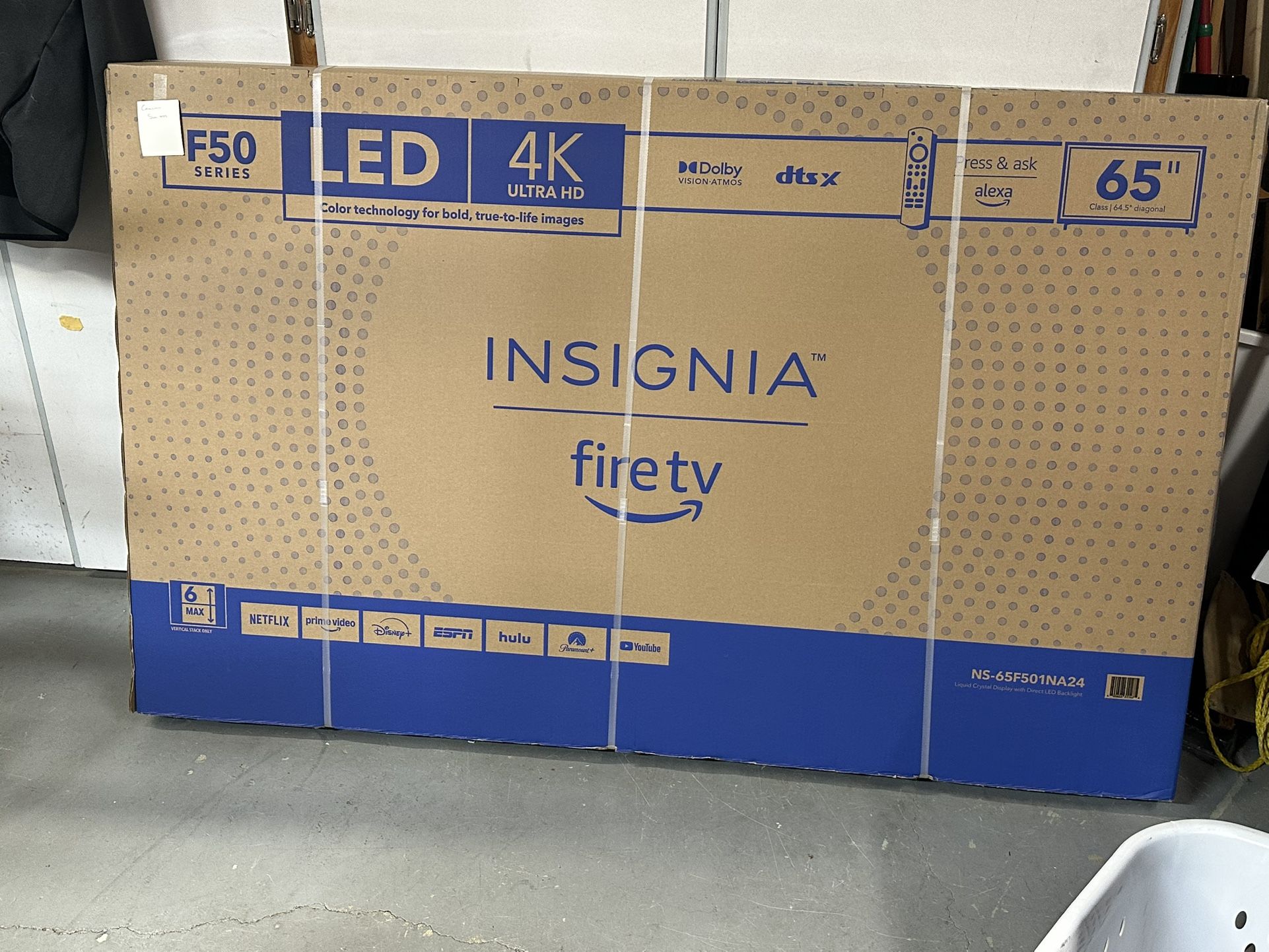 65” Insignia TV