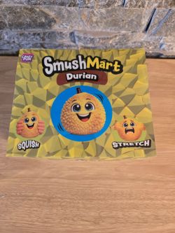 RARE!!! Crazy Fun SmushMart Durian Squish Toy NWT