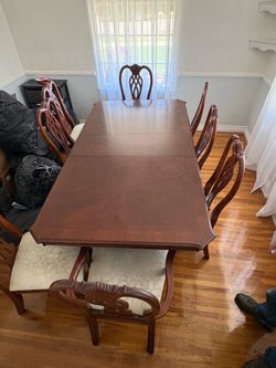 Formal dining table