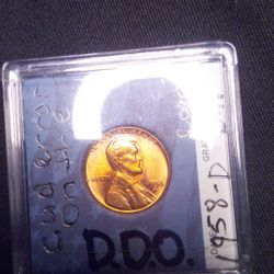 Mint State 1958-D Wheat Cent