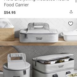 Williams Sonoma Small Round Insulated Food Bag – New w/ Tags