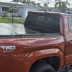 Hard trifold truck bed cover for Tacoma 2016-2026