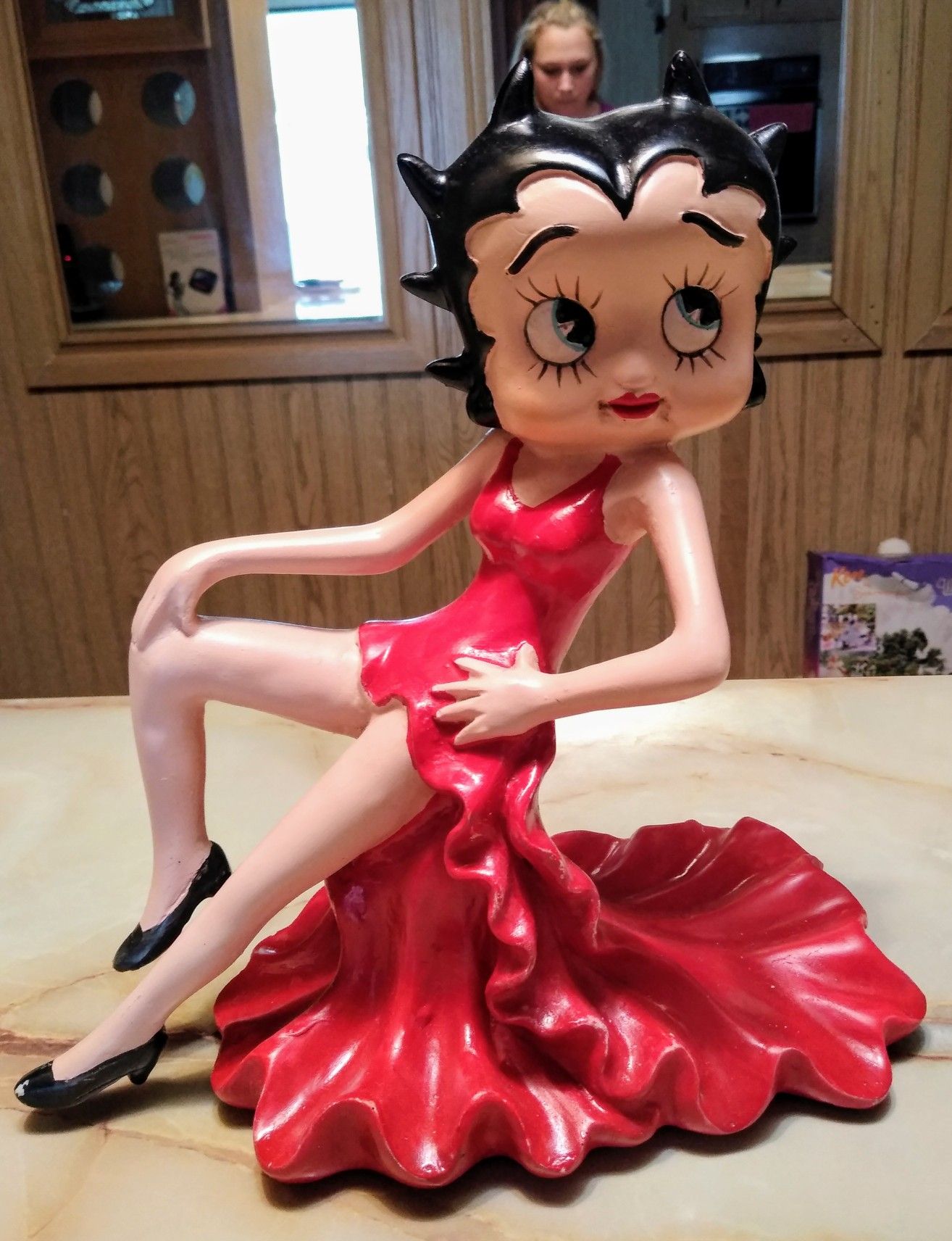 Wine bottle holder Betty Boop