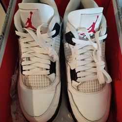 Jordan 4 White Cement 
