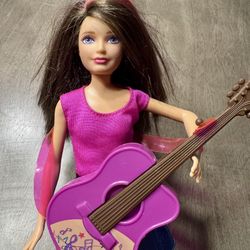 Barbie with guitar 