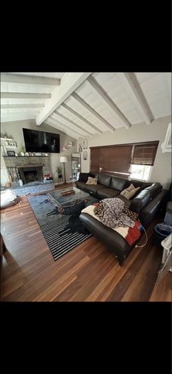 leather couch