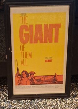 Brand new 1970 poster The Giant