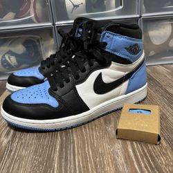 Nike Air Jordan 1 Retro High OG Powder Blue UNC Toe Size 8.5