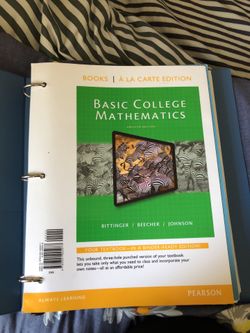 Basic collage mathematic 12th edition
