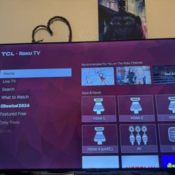 Roku TCL Tv 65 Inch