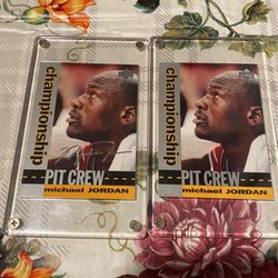 1994-95 Upper Deck Championship Pit Crew Card 133 Michael Jordan Bulls