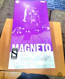 SIDESHOW COLLECTIBLES 1/6 SCALE MAGNETO NEW IN THE BOX NEVER DISPLAYED