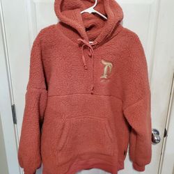 2021 Disney Parks Exclusive DLR Disneyland Resort Rose Gold Sherpa Fluffy Spirit Jersey, Very Soft!