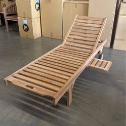 Teak Wheel lounger outdoor