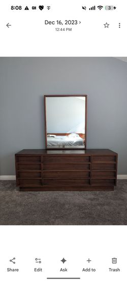 Absolutely gorgeous solid wood Brown Saltman dresser