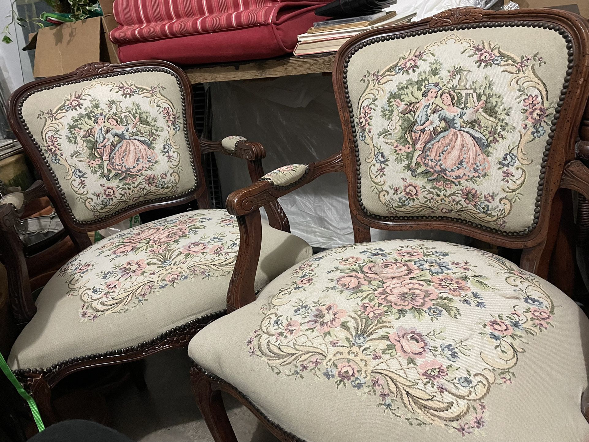 A Pair of Louis XV Style Arm Chairs – Casa Edo