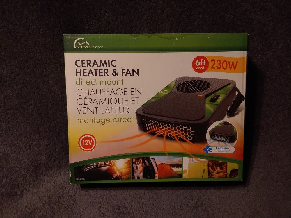 Portable Car Heater And Fan