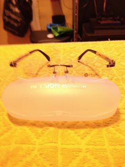 Rimless prescription eye glasses