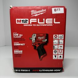 Milwaukee M12 Gen1 3/8” Stubby Impact Wrench