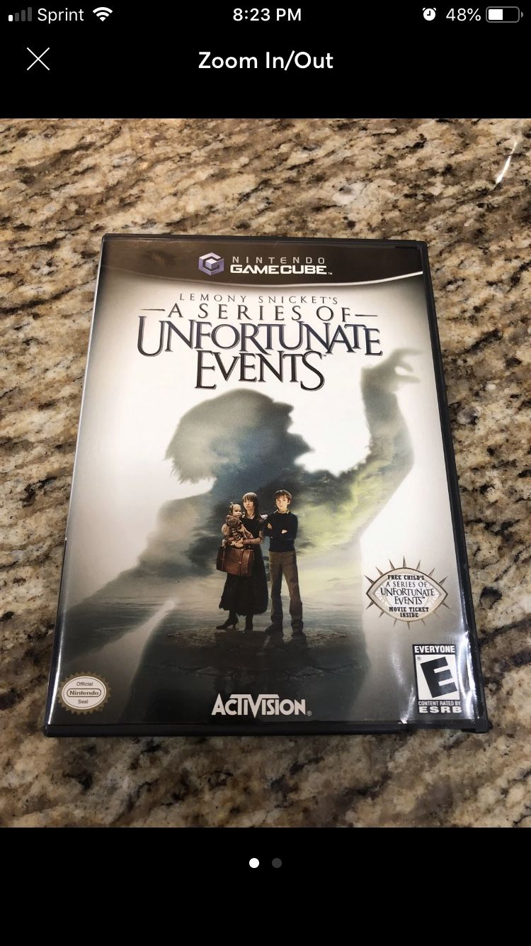 Gamecube A Series Of Unfortunate Events For Sale In Fayetteville Nc Offerup