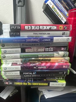 Xbox 360 and Ps3  games