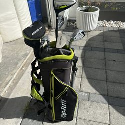 Kids Golf Clubs With Bag- Lefty 