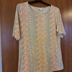 LuLaRoe Short Sleeve Blouse 2XL