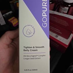 GOPURE Tighten & Smooth Belly Cream 4.25 fl oz - New