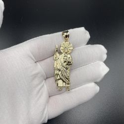 14K San Judas Pendant