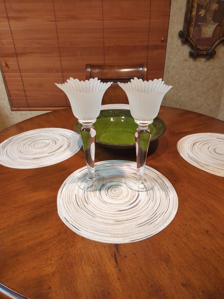 Crystal Candle Holders